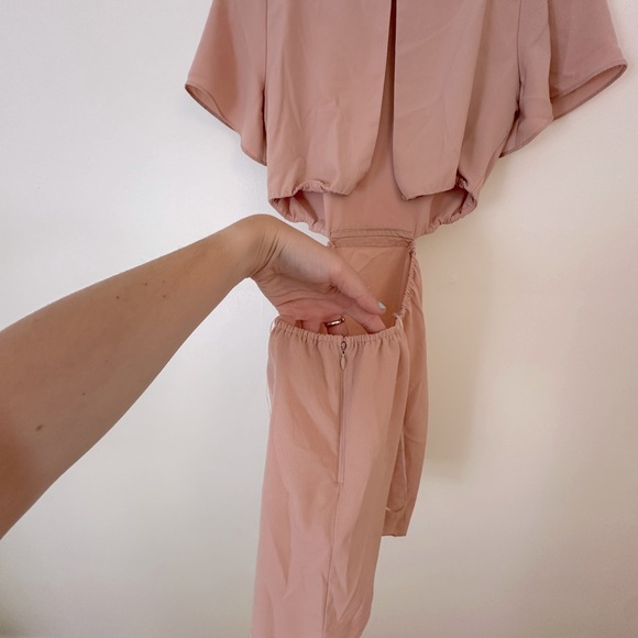 Abercrombie & Fitch Pink Taupe Dress Size XSP - Picture 4 of 7